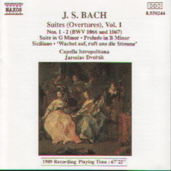 Bach 管弦楽組曲第1・2番