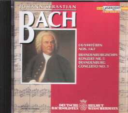 Bach  管弦楽組曲第1/2番/ブランデンブルク協奏曲第5番ニ長調（ヴィンシャーマン/ドイツ・バッハ・ゾリスデン）