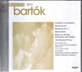 FINLANDIA 8573-81965-2 Bartok2枚組/アンドルー・デイヴィス/ストックホルム・フィルは2枚中1/4のみ