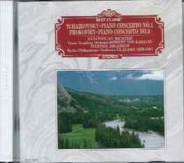 Tchaikovsky　ピアノ協奏曲第1番 変ロ短調 作品23（1962年録音）カラヤン/ウィーン交響楽団/ リヒテル(p)　エコー・インダストリー（海賊盤DG) ECC649 