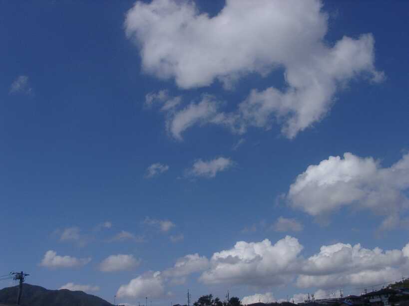 これは息子が大学に行っていた広島山中秋の空