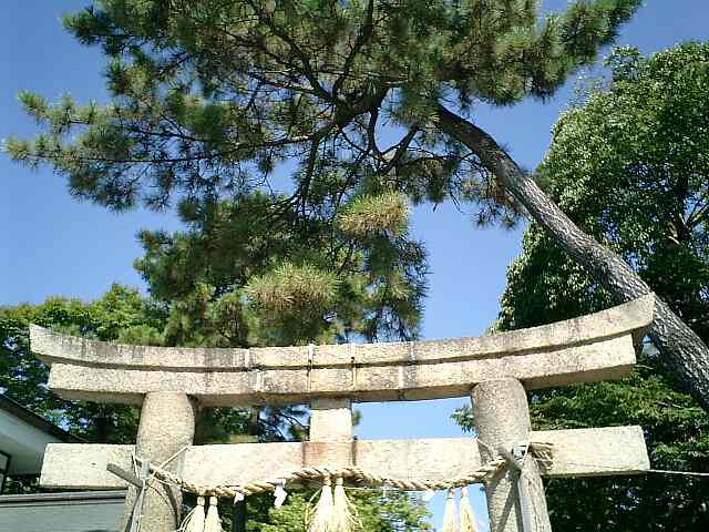 2007年当時居住していた岡山にてご近所神社
