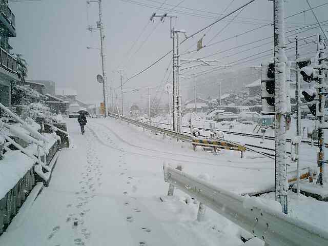2005年2月広島の雪