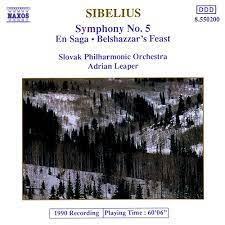 Sibelius 交響曲第5番〜リーパー/スロヴァキア・フィルハーモニー NAXOS 8.550200