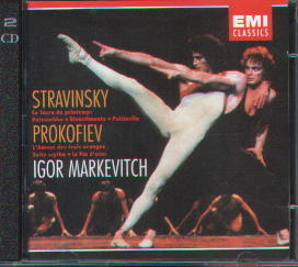 Stravinsky バレエ音楽「春の祭典」（マルケヴィッチ）EMI　7243　5　69674　2　7　1954〜1959年録音