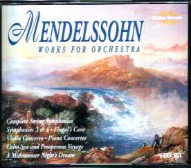 Mendelssohn 交響曲第4番イ長調「イタリア」/ヴァイオリン協奏曲ホ短調（ロイ・グッドマン/ハノーヴァー・バンド）