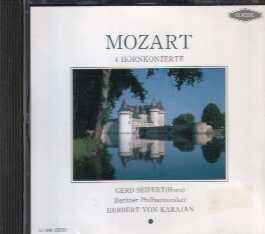 Mozart ホルン協奏曲集（ザイフェルト(hr)/カラヤン/ベルリン・フィル）エコーインダストリー（DGの海賊盤）　CC1046