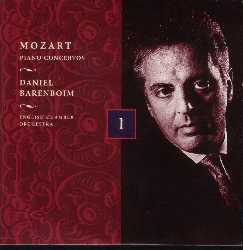 Mozart  ピアノ協奏曲第1/2/3/4番（バレンボイム(p)/イギリス室内管弦楽団）