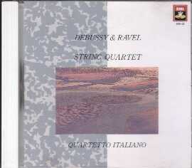 Debussy 弦楽四重奏曲ト短調（1954年）/Ravel  弦楽四重奏曲ヘ長調（1960年）（イタリア弦楽四重奏団）