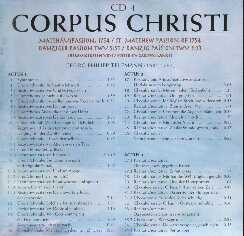 見よ！この素っ気ないスリーブ。10枚組（”CORPUS CHRISTI” DOCUMENTS 231061）CD4